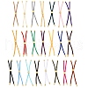 Twisted Nylon Cord Silder Bracelets X-DIY-B066-03G-1