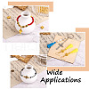 Craftdady 100 Pcs 4 Colors Tibetan Style Alloy Beads TIBEB-CD0001-05-14