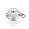925 Sterling Silver Box Clasps STER-T007-139P-1