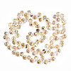 Transparent Glass Beads Strands X-GLAA-T006-14D-2
