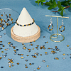 DICOSMETIC 350Pcs Electroplate Glass Seed Beads SEED-DC0001-10-5