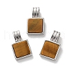 Natural Tiger Eye Pendants G-B123-03P-04-1