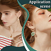 SUNNYCLUE 10 Pairs Brass Huggie Hoop Earrings EJEW-SC0001-59-5