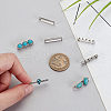 GOMAKERER 2Sets 2 Styles Alloy Watch Band Clasps FIND-GO0002-90-3