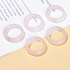 Natural Rose Quartz Plain Band Finger Rings RJEW-H230-13D-02-1