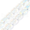 Electroplate Glass Bead Strands EGLA-P049-02A-2