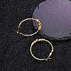 Fashionable Stainless Steel Hoop Earrings SR8291-2