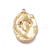 Ion Plating(IP) 304 Stainless Steel Pendants STAS-E187-02G-1