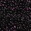 Spray Painted Glass Seed Beads SEED-F005-08A-01-3