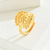 Brass Adjustable Finger Rings for Women ZV7017-1-1