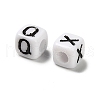 Opaque Acrylic Enamel Beads OACR-A038-02-2