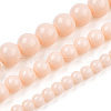 Opaque Solid Color Glass Beads Strands GLAA-T032-P6mm-09-4