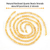 Olycraft Natural Rutilated Quartz Beads Strands G-OC0003-47-4