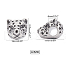 Unicraftale 304 Stainless Steel European Beads STAS-UN0006-65AS-4