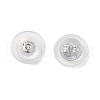 Long-Lasting Plated Brass Silicone Ear Nuts KK-K381-04P-1