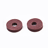 Handmade Polymer Clay Beads Strands CLAY-R089-6mm-Q103-3