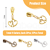Zinc Alloy Zipper Slider PALLOY-AB00149-3