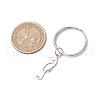 Ocean Theme 304 Stainless Steel Keychains KEYC-JKC01213-09-3