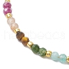 Chakra Theme Adjustable Natural Mixed Gemstone Braided Bead Bracelets for Women BJEW-JB11618-01-3