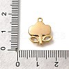 Brass Micro Pave Cubic Zirconia Pendants KK-K294-07G-3