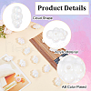 GOMAKERER 50Pcs UV Plating Iridescent Acrylic Bead OACR-GO0001-02-4