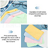 Globleland 4Pcs 4 Colors Suede Fabric Glasses Cleaning Cloth FIND-GL0001-01-6