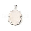 304 Stainless Steel Big Pendants STAS-K225-08AS-2