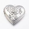 Brass Locket Pendants KK-N0116-009-2
