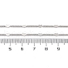 Brass Curb Chains Necklaces for Women NJEW-D302-07P-3
