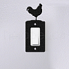 Iron Light Switch Decorations AJEW-WH0197-004-3