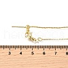 0.8MM Brass Cardano Chain Adjustable Slider Necklaces NJEW-M108-28G-3