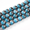 Baking Painted Glass Beads Strands DGLA-N008-10mm-07-1
