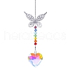 Faceted Heart Glass Suncatchers PW-WGADEF4-06-1
