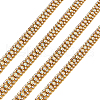 Fashewelry Zinc Alloy Rhinestone Strass Chains FIND-FW0001-31G-2