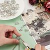 ARRICRAFT 64Pcs 16 Styles Halloween Tibetan Style Alloy Pendants FIND-AR0005-26-4