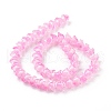Transparent Glass Beads Strands LAMP-H061-01C-02-3