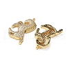 Brass Micro Pave Cubic Zirconia Pendants KK-I276-55G-2