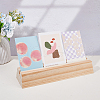 Wood Brooch Storage Holder ODIS-WH0038-129-5