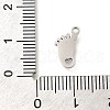 201 Stainless Steel Charms STAS-R132-12P-3