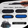 Gorgecraft 2Pcs 2 Colors Detachable Polyester Backpack Shoulder Strap Pad AJEW-GF0008-17-2