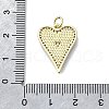 Brass Micro Pave Clear Cubic Zirconia Pendants KK-V010-03G-01-3