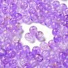 Transparent Crackle Acrylic Beads DACR-D300-01G-8mm-1