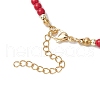 Synthetic Turquoise Beaded Necklaces & Earring Set for Women SJEW-JS01316-5