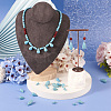  105Pcs 3 Styles Synthetic Turquoise Dyed Beads Strands G-TA0001-91A-7