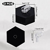 Acrylic Finger Ring Display Holders RDIS-WH0020-02A-02-2