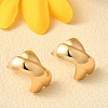 Brass Stud Earrings EJEW-Z083-02G-3