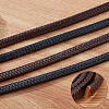 Flat Braided Leather Cord WL-WH0003-09A-5