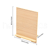 Rectangle Shape Wooden Calendar Display Holder Stand ODIS-WH0026-26A-2