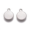 Tarnish Resistant 304 Stainless Steel Charms STAS-M274-021C-1