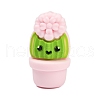 3D Three-Dimensional Cactus Silicone Beads SIL-V002-10D-1